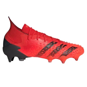 Retour Facile et Gratuit Coupon 🎁 Football Homme Adidas Chaussures De Football Adidas Predator Freak.1 Sg ROUGE 🛒 16