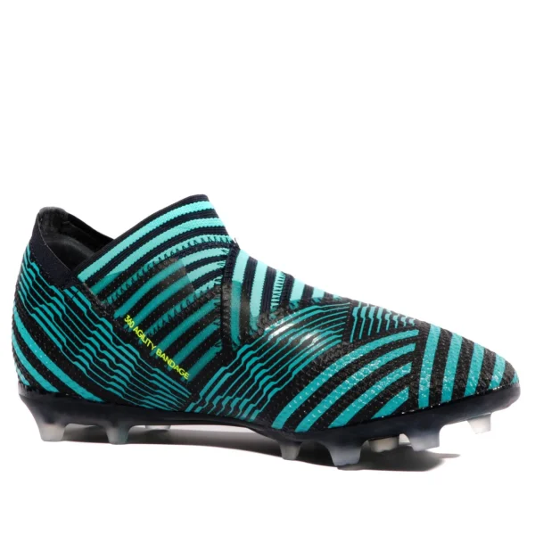 ﻿soldes Vente flash 🧨 Football Homme Adidas Nemeziz 17+ 360 Agility Fg Garçon Chaussures Football Noir Bleu Adidas BLEU 🎁 4