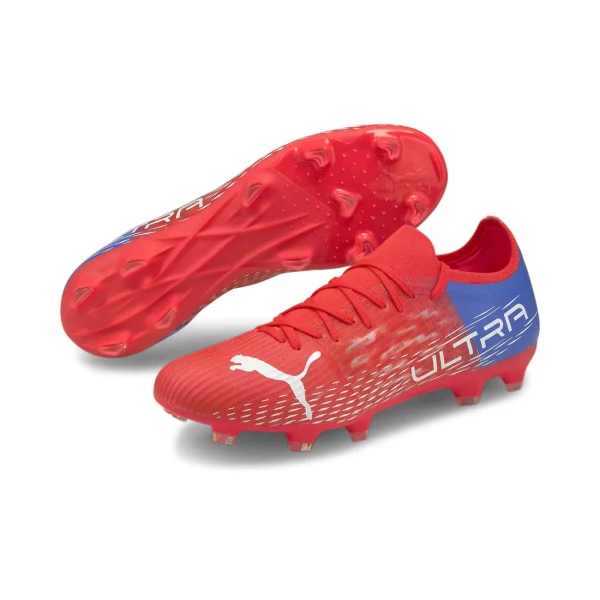 vente pas cher Tout neuf 🎁 Football Homme Puma Chaussures De Football Puma Ultra 3.3 Fg/ag ROUGE 🌟 4