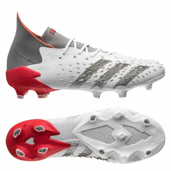 beauté Meilleur prix 🥰 Football Homme Adidas Chaussures Adidas Predator Freak.1 Fg BLANC ✔️ 4