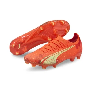 guranteed de qualité Coupon 😍 Football Homme Puma Chaussures De Football Puma Ultra Ultimate Fg/ag – Fastest Pack ORANGE 🎁 10