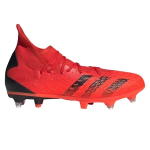 Top 10 😍 Football Homme Adidas Chaussures De Football Adidas Predator Freak.3 Sg ROUGE 👏 boutique 10