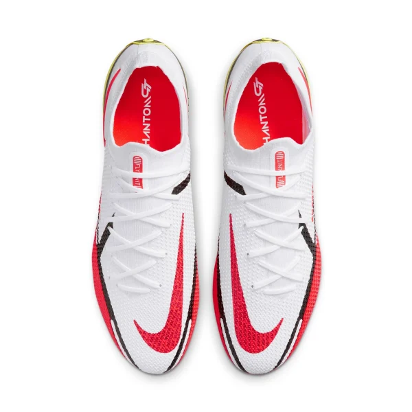 marques pas cher Meilleure affaire 🔥 Football Adulte Nike Chaussures De Football Nike Phantom Gt2 Élite Fg – Motivation BLANC ❤️ 7