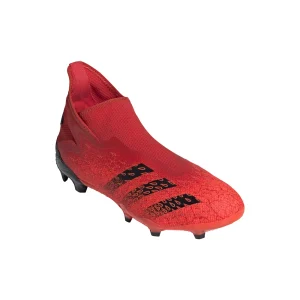 Tout neuf 🌟 Football Homme Adidas Chaussures De Football Adidas Predator Freak.3 Laceless Fg ROUGE 👏 qualité supérieure 18