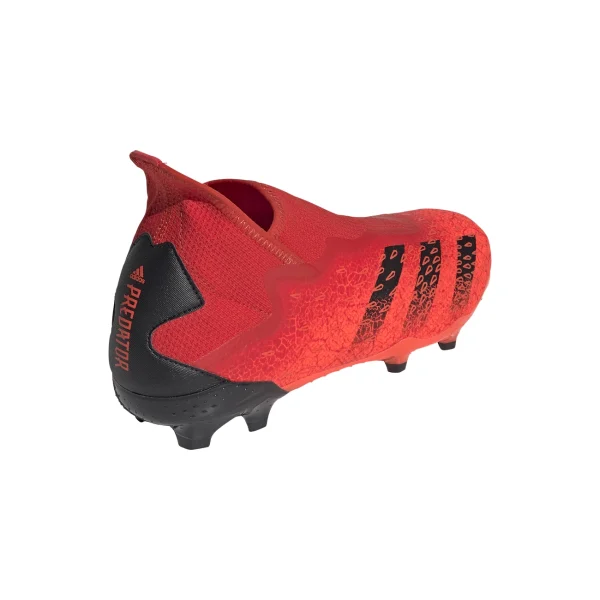 Tout neuf 🌟 Football Homme Adidas Chaussures De Football Adidas Predator Freak.3 Laceless Fg ROUGE 👏 qualité supérieure 6