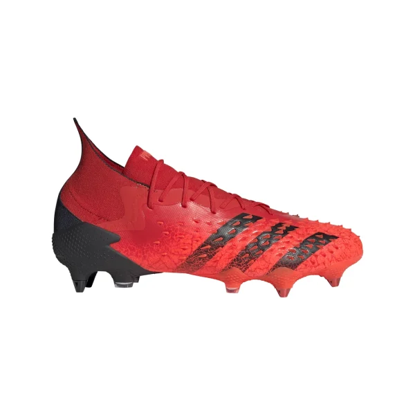 Retour Facile et Gratuit Coupon 🎁 Football Homme Adidas Chaussures De Football Adidas Predator Freak.1 Sg ROUGE 🛒 3