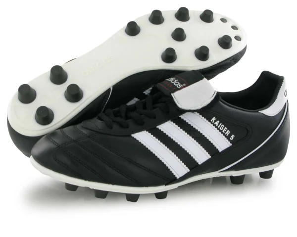 Offres 💯 Football Homme Adidas Kaiser 5 Liga NOIR 😀 achat pas cher 4