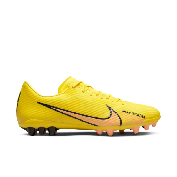 Retour Facile et Gratuit De gros ⭐ Football Homme Nike Chaussures De Football Nike Zoom Mercurial Vapor 15 Academy Ag – Lucent Pack JAUNE 👏 1