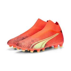 marque pas cher Top 10 👍 Football Homme Puma Chaussures De Football Puma Ultra Match+ Ll Fg/ag – Fastest Pack ORANGE ⭐ 16