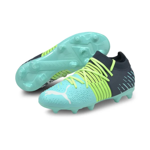 Nouveau 😉 Football Enfant Puma Chaussures De Football Enfant Puma Future Z 3.2 Fg/ag – Under The Lights VERT 🥰 magasin en ligne france 4