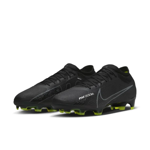 Offres 🌟 Football Homme Nike Chaussures De Football Nike Zoom Mercurial Vapor 15 Pro Fg – Shadow Black Pack NOIR ❤️ nouveau produit 5