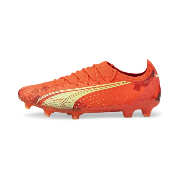 guranteed de qualité Coupon 😍 Football Homme Puma Chaussures De Football Puma Ultra Ultimate Fg/ag – Fastest Pack ORANGE 🎁 1