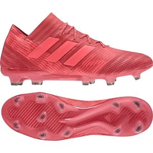 magasin solde Bon marché 💯 Football Homme Adidas Chaussures Adidas Nemeziz 18.1 Fg ROUGE 🛒 10