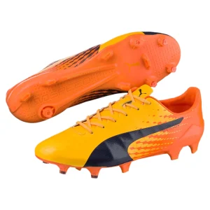 mode Top 10 🔔 Football Homme Puma Chaussures Puma Evospeed 17 Fg ORANGE ✨ 14